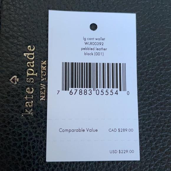 Kate Spade leila large continental wallet Black - Picture 14 of 16